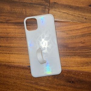 Loopy Case iPhone 11 Pro Max Case - White Chrome Animal Print